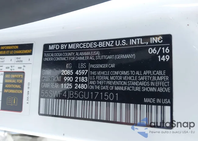 55SWF4JB5GU171501: 44311627