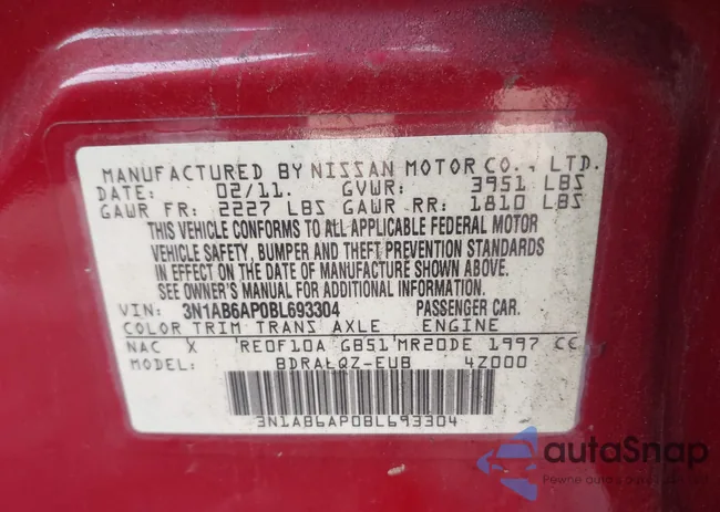 3N1AB6AP0BL693304: 44311648