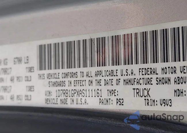 1D7RB1GPXAS111161: 44311832