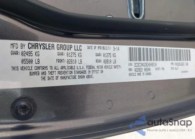 2C3CCAKG3EH249310: 44311844