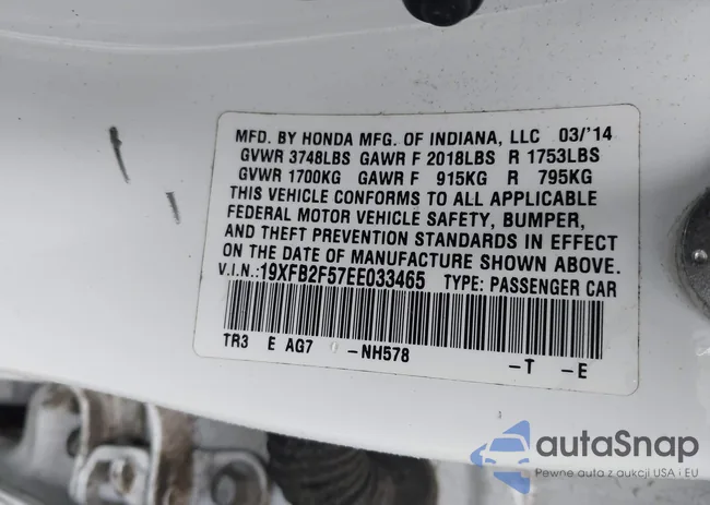 19XFB2F57EE033465: 44311889