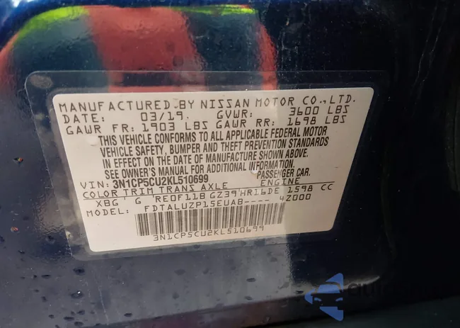 3N1CP5CU2KL510699: 44311943