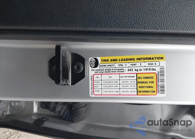 1FM5K8DH5JGB25093: 44311981