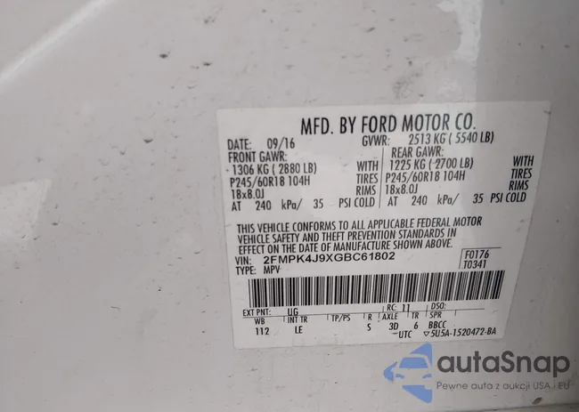 2FMPK4J9XGBC61802: 44313238