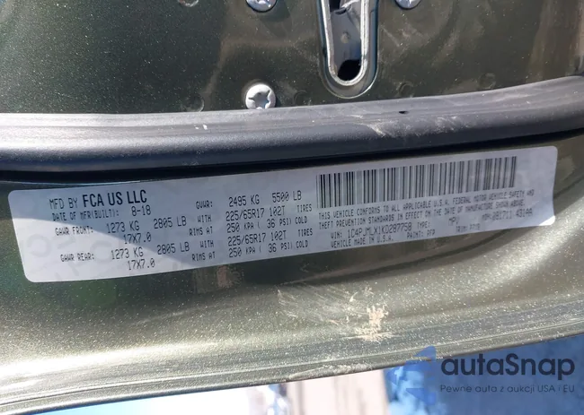 1C4PJMLX1KD287758: 44313281