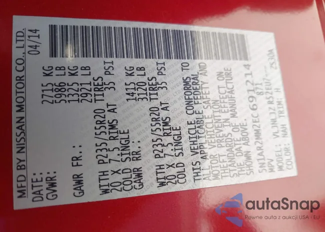 5N1AR2MM2EC691214: 44313340