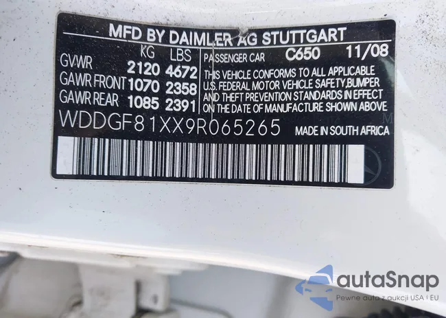 WDDGF81XX9R065265: 44313424