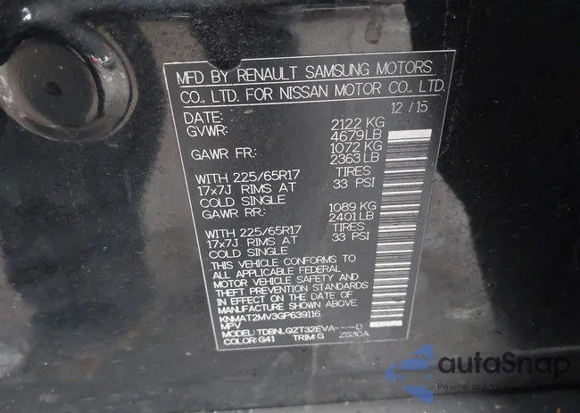 KNMAT2MV3GP639116: 44313467