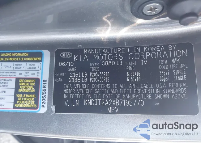 KNDJT2A2XB7195770: 44312621