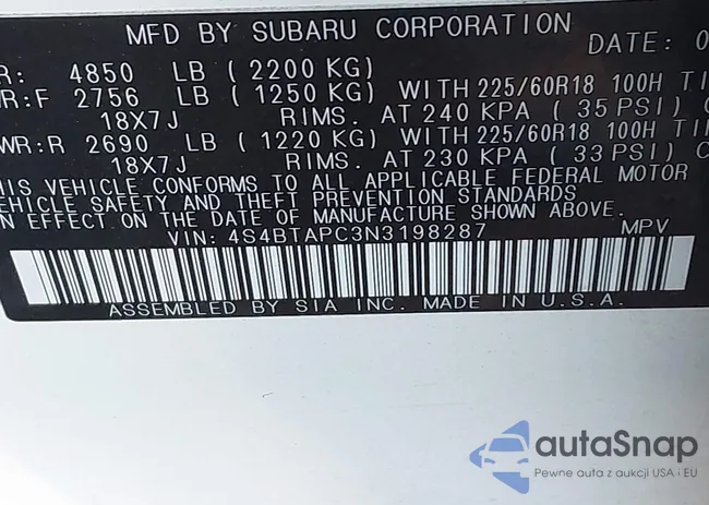 4S4BTAPC3N3198287: 44312688