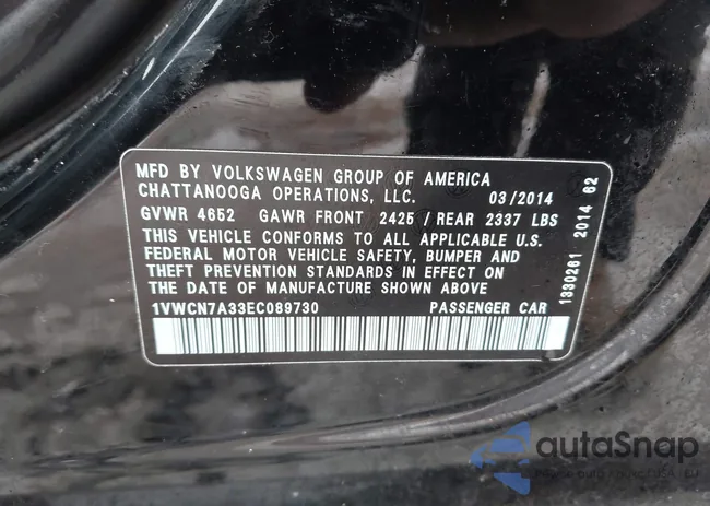 1VWCN7A33EC089730: 44312701