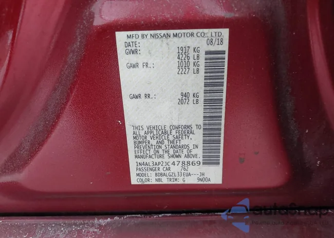 1N4AL3AP2JC478869: 44312736