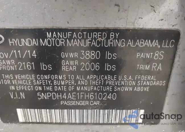 5NPDH4AE1FH610240: 44312738