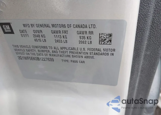 2G1WF5EK0B1227639: 44312907