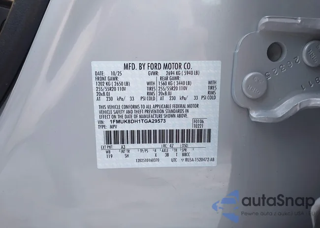 1FMUK8DH1TGA29573: 44312976