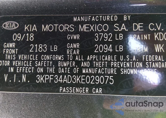 3KPF34AD3KE029075: 44314040