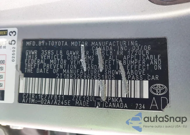 2T1BR32E86C651805: 44314043