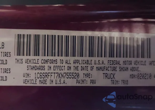 1C6SRFFT7KN755520: 44314045