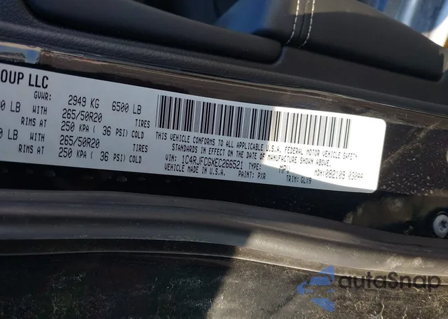 1C4RJFCGXEC266521: 44314238