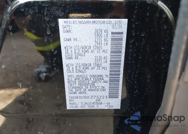 5N1DR3CC6SC275223: 44314285