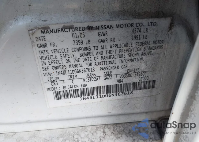 1N4BL11D06N367618: 44314308