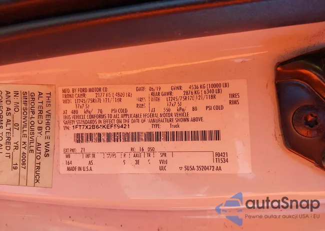 1FT7X2B64KEF59421: 44314355