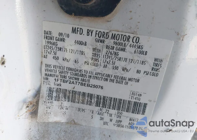 1FTBF2AT7BEB25076: 44314371