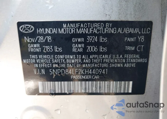 5NPD84LF2KH440941: 44314483