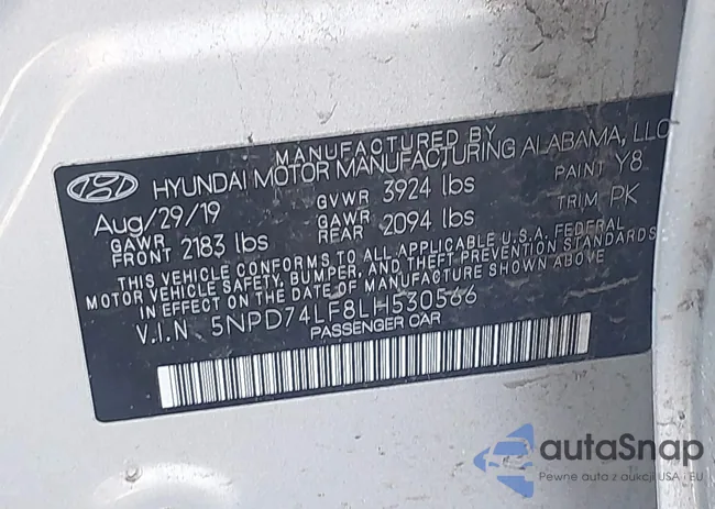 5NPD74LF8LH530566: 44313645