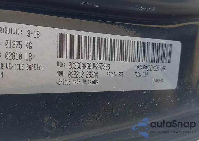 2C3CCARG6JH257983: 44313646