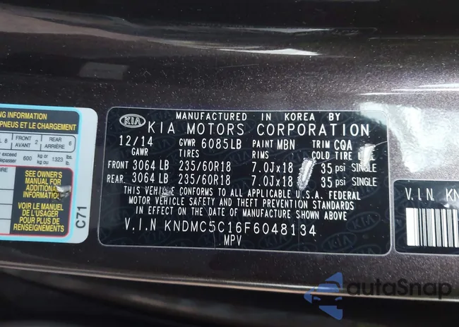 KNDMC5C16F6048134: 44313676