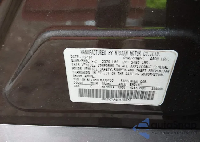 JN1BV7AP6FM336450: 44313812