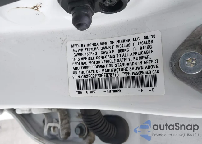 19XFC2F73GE078775: 44315092