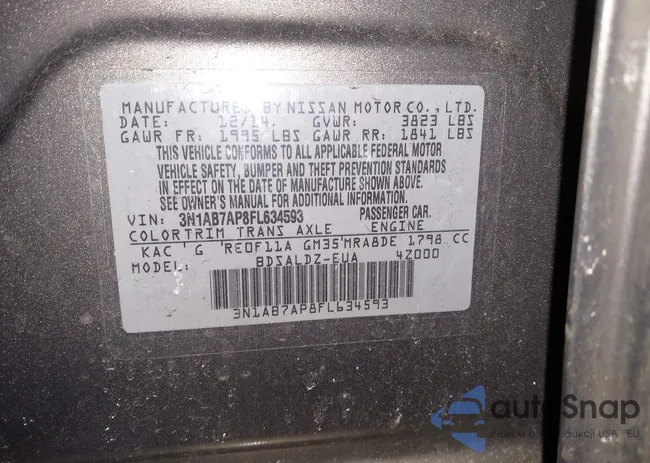 3N1AB7AP8FL634593: 44315118