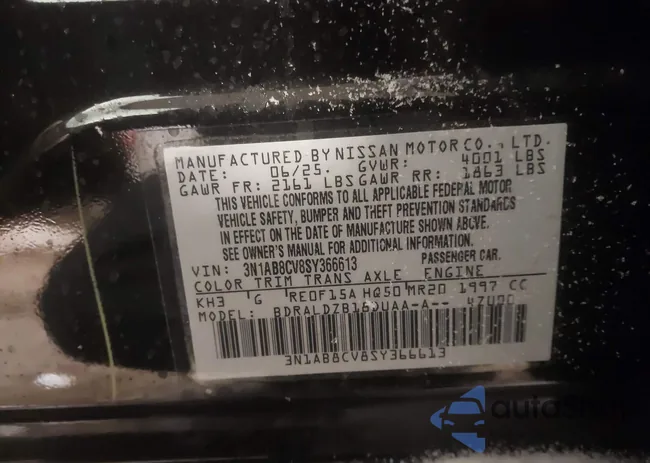 3N1AB8CV8SY366613: 44315357