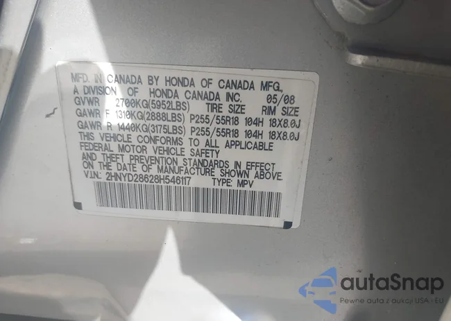 2HNYD28628H546117: 44314708