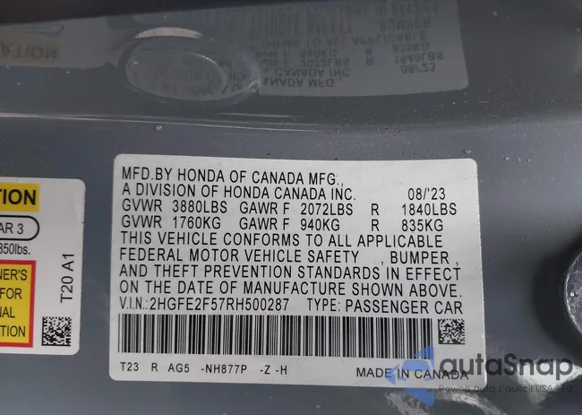 2HGFE2F57RH500287: 44314727