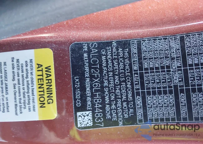 SALCT2FX6LH844837: 44314810