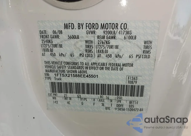 1FTSX21588EE45501: 44314912