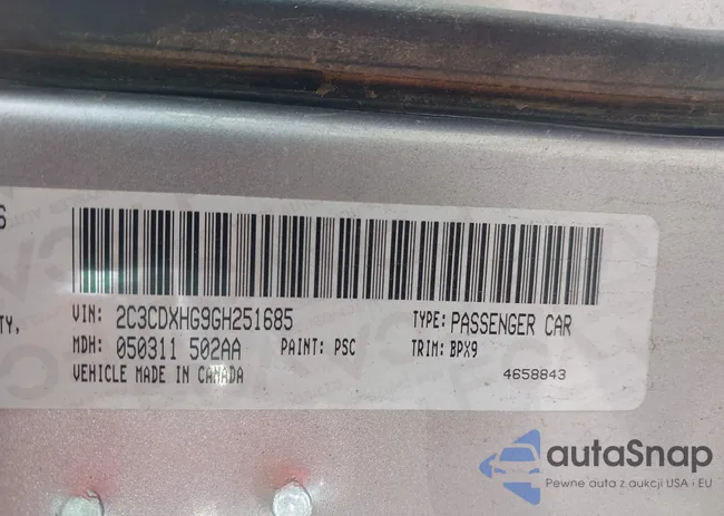 2C3CDXHG9GH251685: 44316170