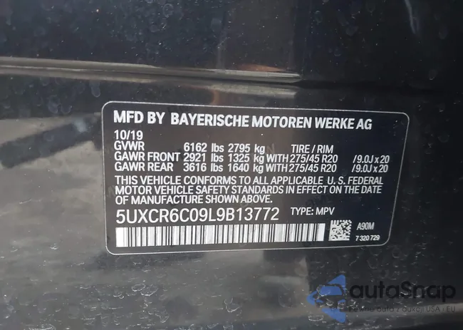 5UXCR6C09L9B13772: 44316215