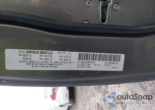 2B3CL3CG6BH576769: 44316226