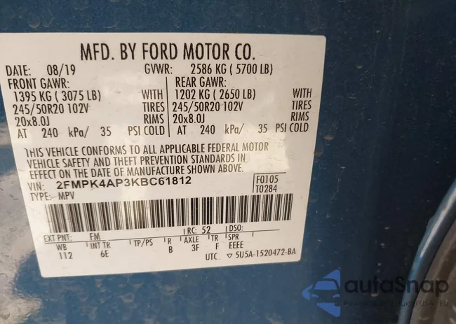 2FMPK4AP3KBC61812: 44316441