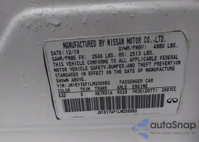 JN1EV7AP1LM206682: 44316592