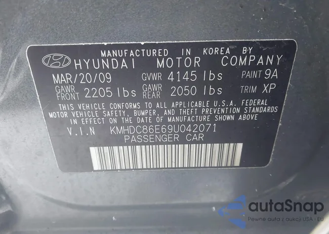 KMHDC86E69U042071: 44315636