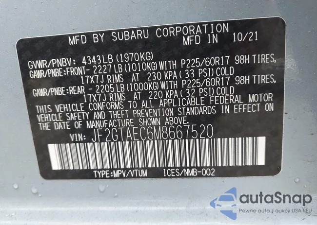 JF2GTAEC6M8667520: 44315713