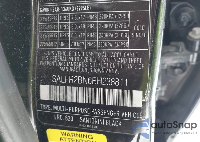 SALFR2BN6BH238811: 44315759