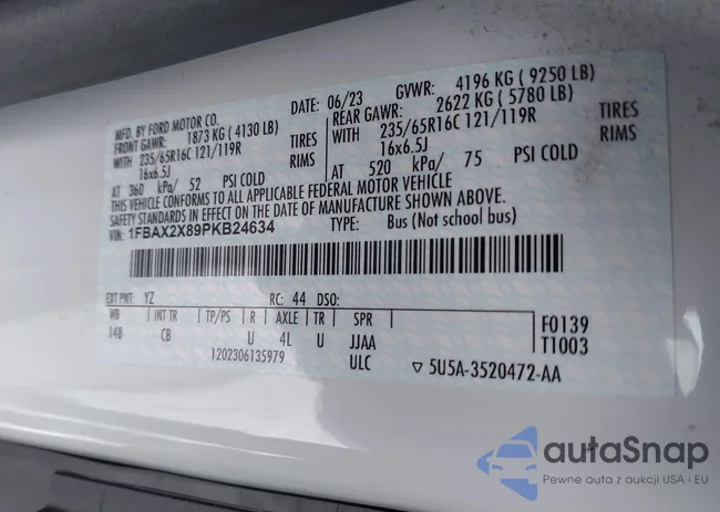 1FBAX2X89PKB24634: 44315860