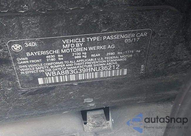 WBA8B3G39HNU36212: 44315890