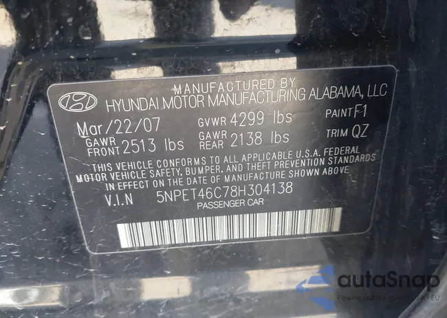 5NPET46C78H304138: 44317015